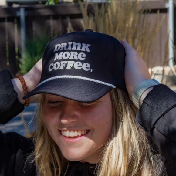 Dutch Bros Accessories - It's here! The Official Dutch Bros Trucker Hat NWOT Black and White 🎩🤠